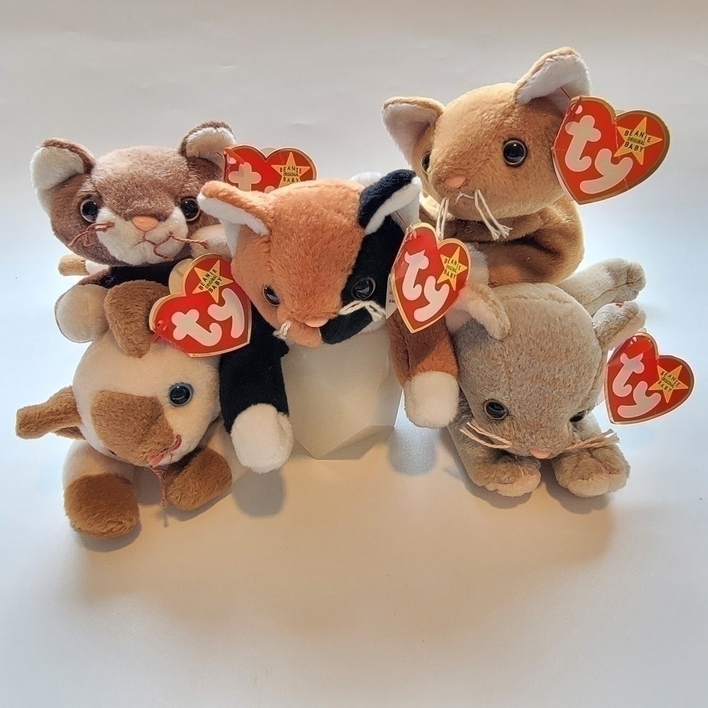 SCAT the Cat -  TY Beanie Baby Vintage Y2K 1998 NWT - Picture 10 of 11